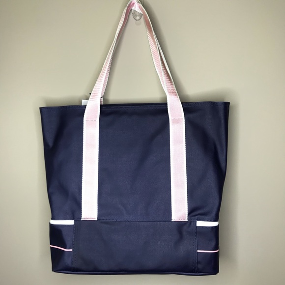 Vineyard Vines Target Whale Line Beach Bag Navy - Picture 4 of 7